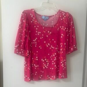 Floral Pink Blouse
